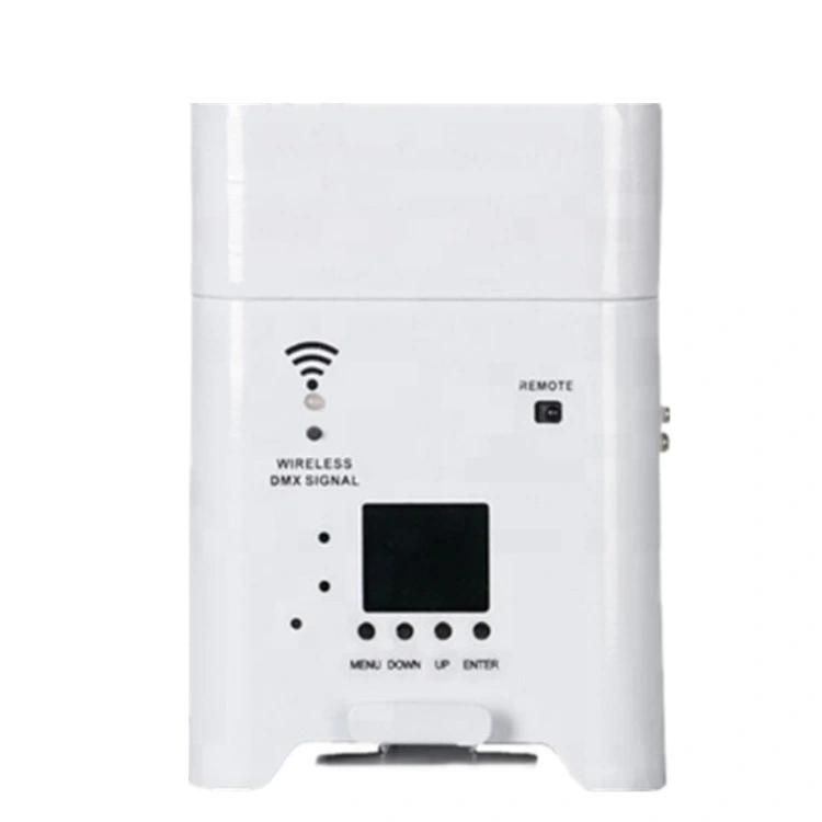 6PCS 18W RGBW 6in1 Wireless Battery LED PAR Light