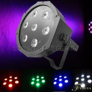 7x10W RGBW 4 in 1 LED Flat PAR Can Light (FY-131A)