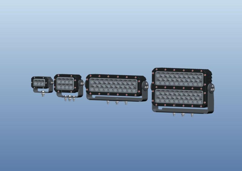 Newest High Power Osram 30W/80W/150W/300W Square Heavy Duty LED Work Lights for Constructions