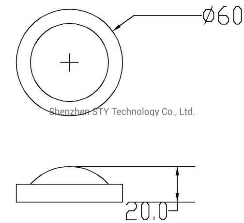 High Quality Surface Mounted Aluminum LED Cabinet Puck Light for Furniture and Wardrobe