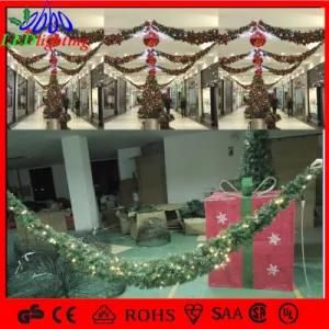 Christmas Garland Motif LED Light Skyline Decoration Light