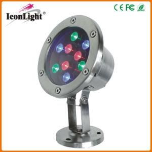 Hot Stainess Steel LED Underwater Light for Outdoor Pool Lighting