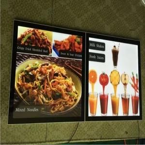 High Quality Fast Food Menu Board Billboard for Restaurant Equipment Magntic Board LED Display!