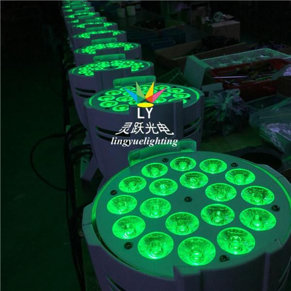 Stage DMX 18PCS 10W RGBW DJ LED PAR Light