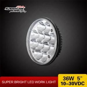 Best Seller 5&prime;&prime;36W Round Sealed Beam LED Working Light Truck