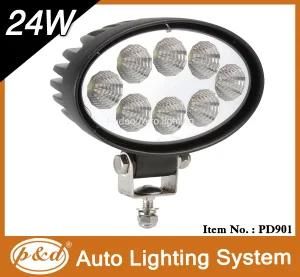 High Performance Ovel 24W LED Construction Working LED Light (PD901)