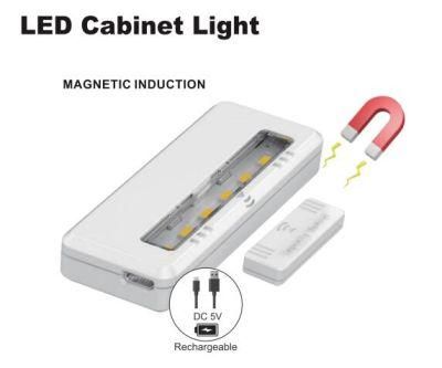 2*AAA Battery 3000K/4000K/6000K Magnetic Induction Sensor LED Cabinet Light for Cabinet, Wardrobe and Other Places