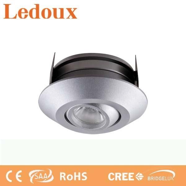 Kitchen Indoor 1W 220V Adjustable Recessed LED Spotlight Down Light