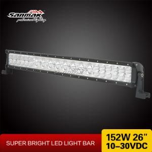 26&quot; 152W LED Light Bar with Mix Row Combo Beam