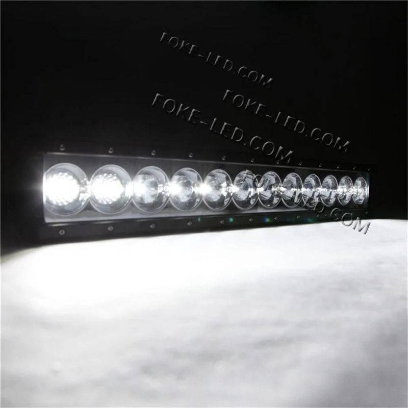 Black Series UTV ATV 4X4 Light Bar 20W-320W Work LED Single Row LED Driving Light Bar off Road LED Light Bar