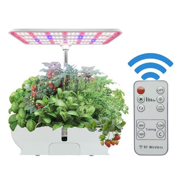 High Quality Smart Garden Premium Indoor Garden Remote Control 24W Full Spectrum IP65 Greenhouse Home Hydroponic System LED Grow Light