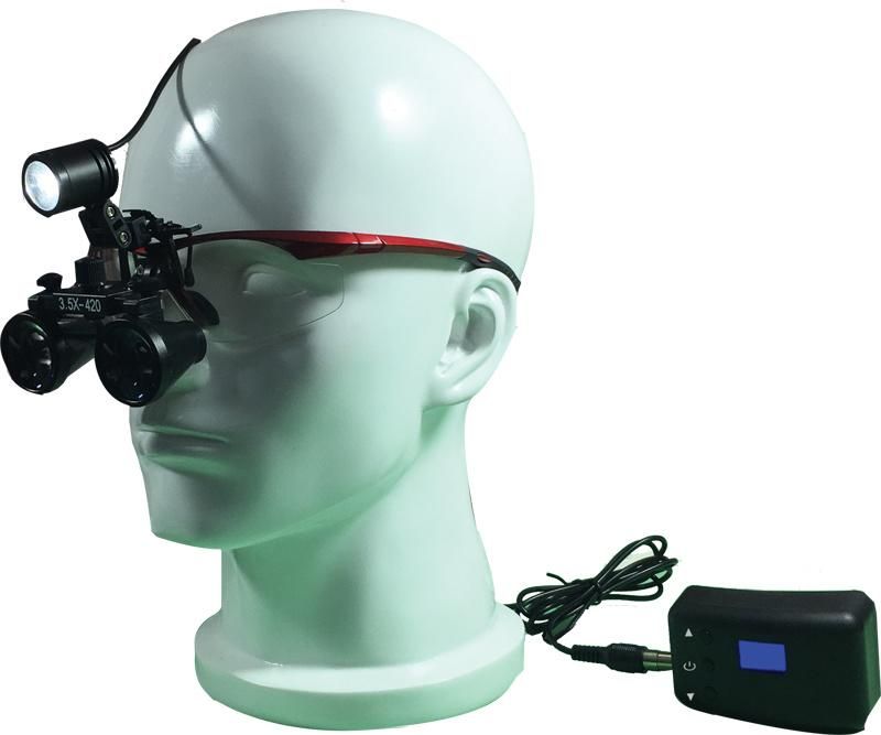 Simple Headlight with Loupe Ks-H1n with Binocular Loupe 2.5X M250