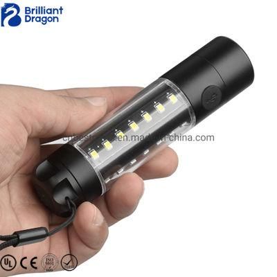 Wholesale SMD T6 LED Torch Lamp with 6 Flashing Mode Camping Rechargeable Torch Light Super Bright COB LED Waterproof Tactical Flashlight