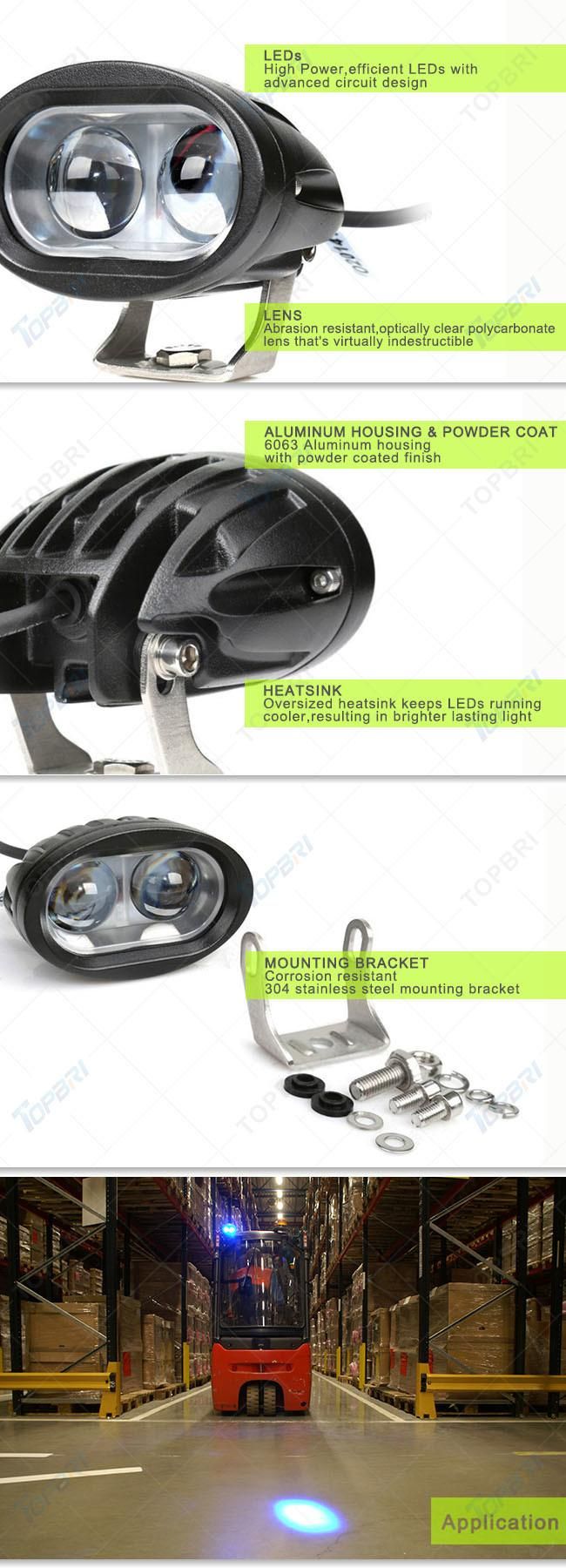 Auto Parts Spot LED Driving Work Light for Truck Forklift