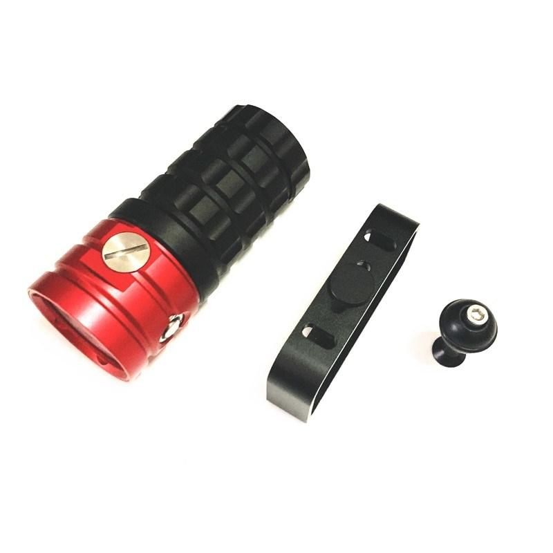 Built-in 14400mAh Battery Warm White Light 8 P70 Underwater Photography Fill Light Diving Flashlight