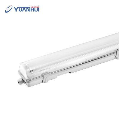 Ningbo, China Plastic Manufacture Waterproof Lighting T5/T8 IP65 Tri-Proof Fluorescent Lamp (YH11)
