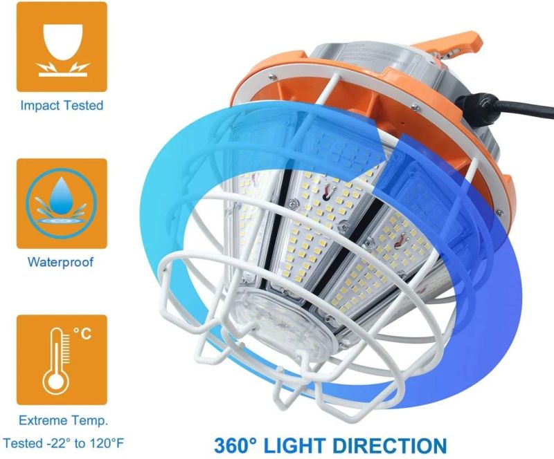 Chinese Factory Wholesale 120W LED Temporary Work Light with Hook