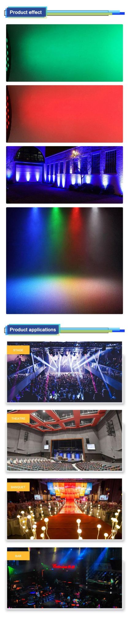 LED Wall Washer RGB Tube 60W Outdoor Gobo Projector Light