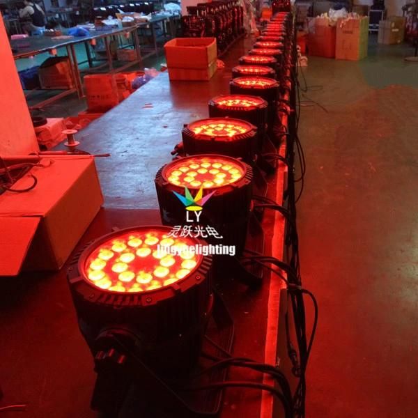 IP65 DMX Stage 24X18W Waterproof Outdoor LED PAR Can Light