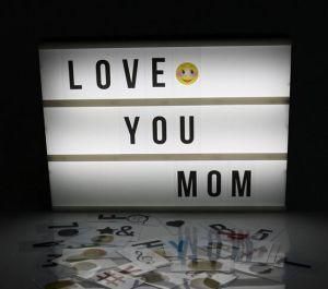 DIY LED Letter Light Box Cinema Light Box Cinematic A4 Battery Lightbox