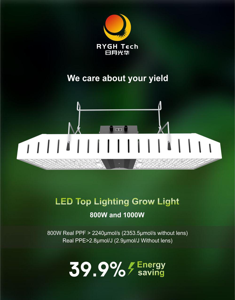 2022 New Shenzhen Commercial Plant Full Spectrum 800W 1000W LED Grow Light Bars