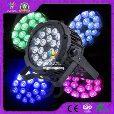 Outdoor Flat Rgbwauv 18X18W Stage LED PAR Light