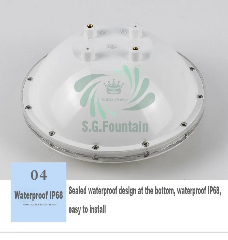 45W 12V SMD 2835 SMD LED Sg-PAR56 LED Swimming Pool Lighting Water Proof Lights for Pool