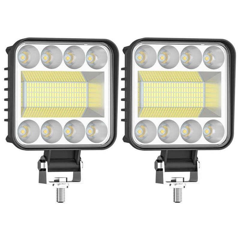 Dxz New Model 4inch 128LED Work Light White Spotlight Offroad for Truck Bus Boat Motorcycle Car Light Factory