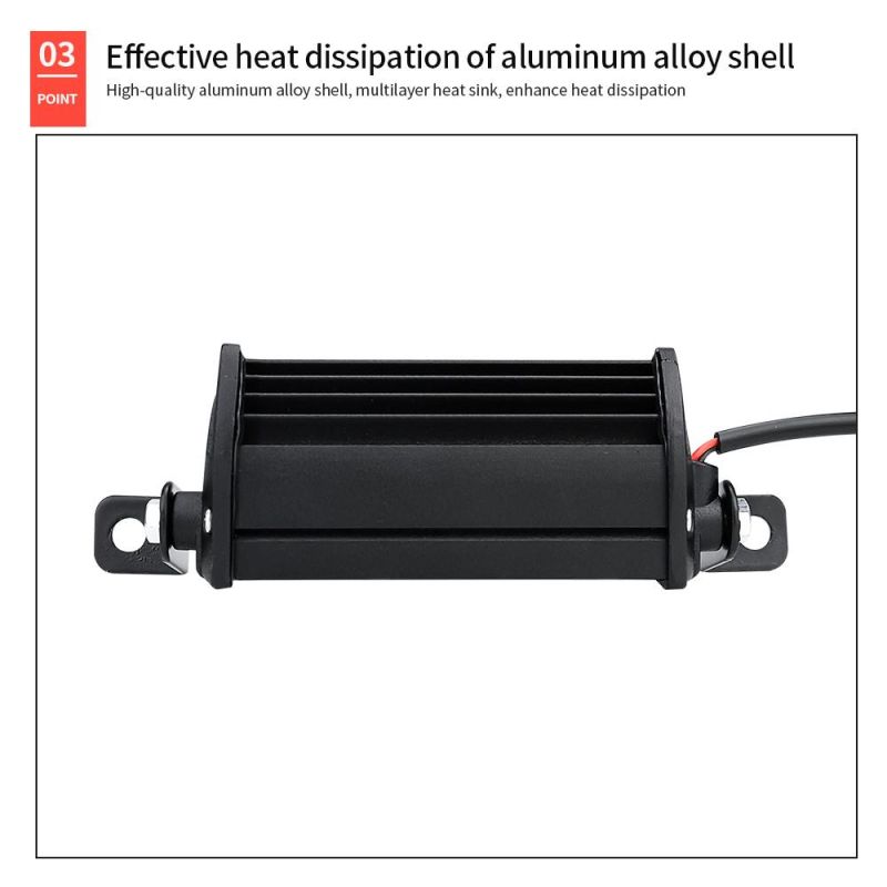 Dxz Mini 3inch 9W Waterproof Car Work Lamp Spotlight Cars Combo Beam Offroad Driving LED Light Bar COB Aluminum Alloy Universal