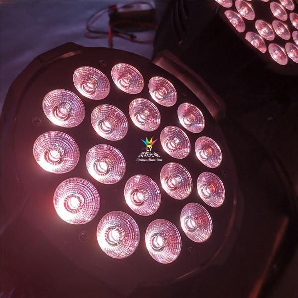 18X18W Stage DJ Disco Professional LED PAR Light Rgbwauv