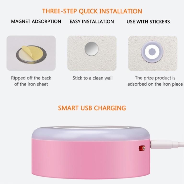 Rechargeable Cabinet Light, SMD Touch Night Lights for Floor, Wall Adults, Bedroom, Baby, Room, Nursery Night Light
