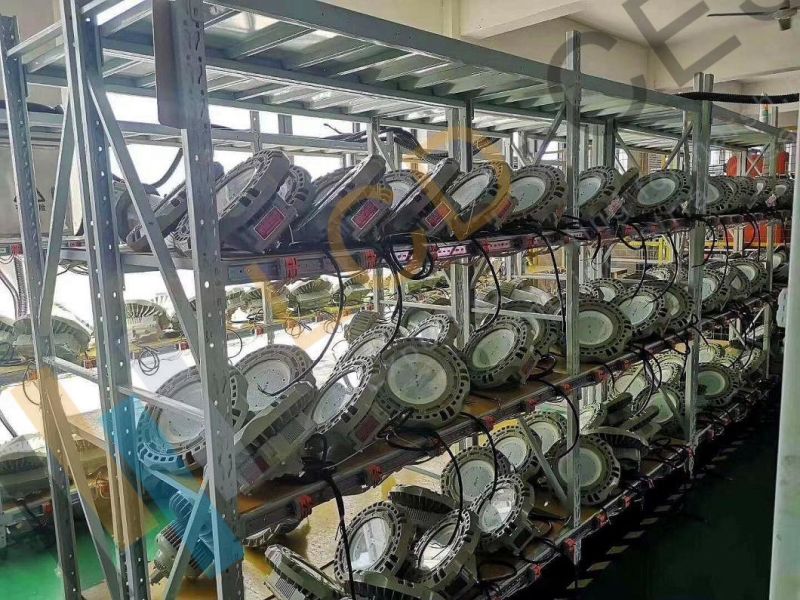 China Factory High Power Die-Cast Construction Outdoor IP66 Wet Location Marine Environment Ex LED Floodlight High Bay 100W 120W 150W 185W Fuel Gas Lighting