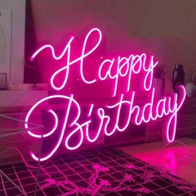 Happy Birthday Oh Baby Custom Made LED Neon Sign