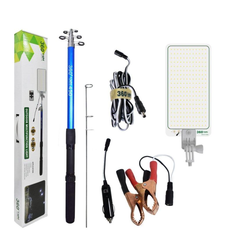 Conpex Fr-01 Camp Light Telescopic with Remote 6000K LED Light Camping 12V Outdoor Light for Night