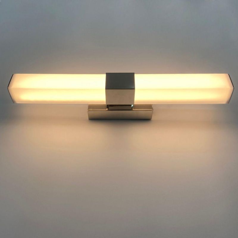 Mirror IP20 10W Modern Chrome Stainless Steel LED Mirror Light for Bedroom/Bathroom/Hotel Mirror Light