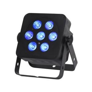 Indoor Slim 7X15W RGBWA+UV Flat LED PAR for Stageg Light