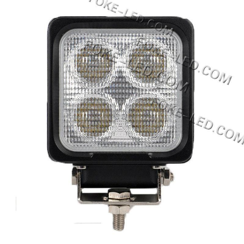 DC 9-32V High Powered 4 Inch Square LED Work Lights 40W