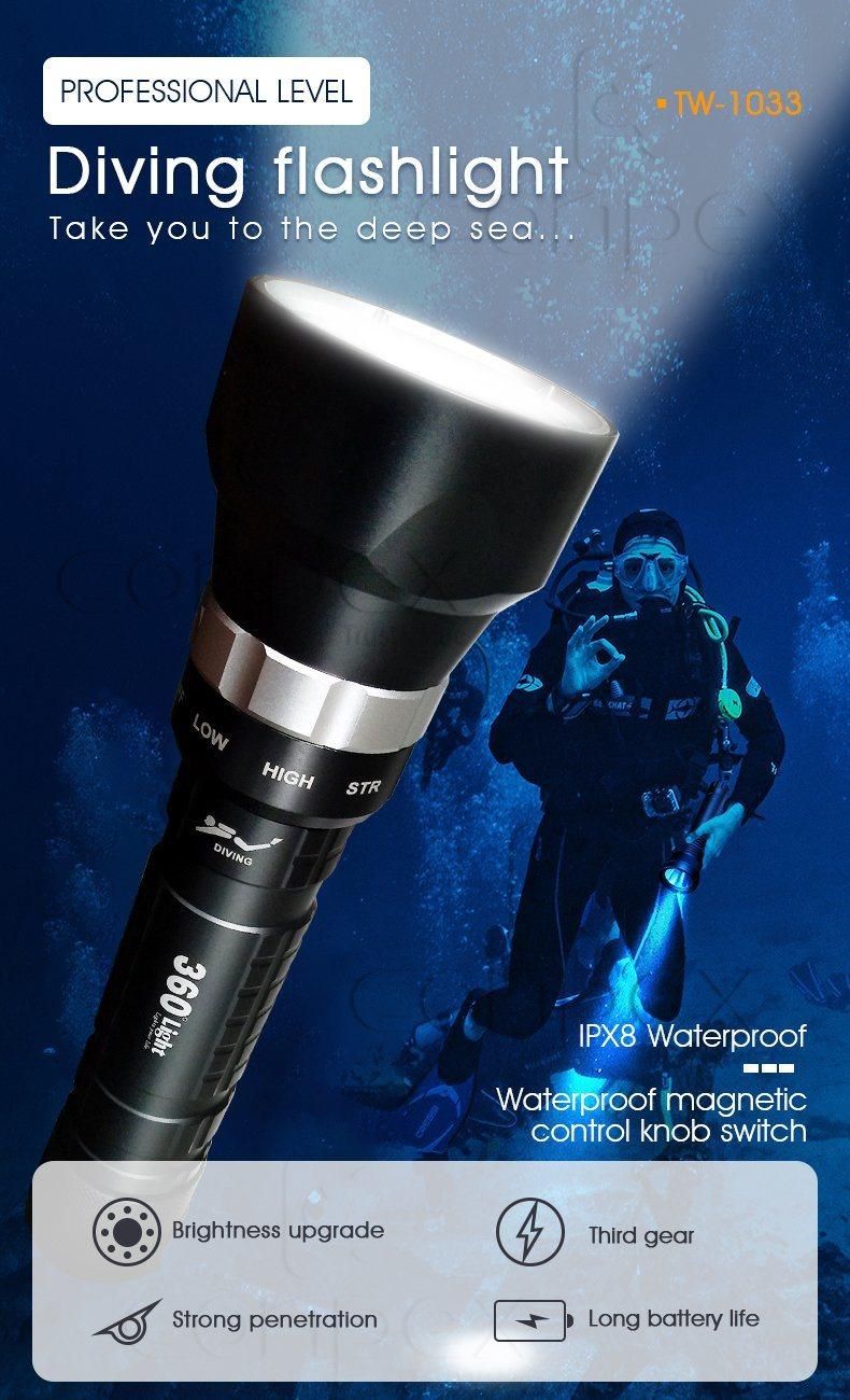 Powerful LED Torches Flashlight Long Distance LED Flashlight Rechargeable LED Torches Lights