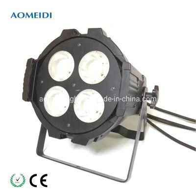 Aomeidi Disco LED Effect COB 4eyes*50W Warm White+Cool White LED PAR Light for Stage