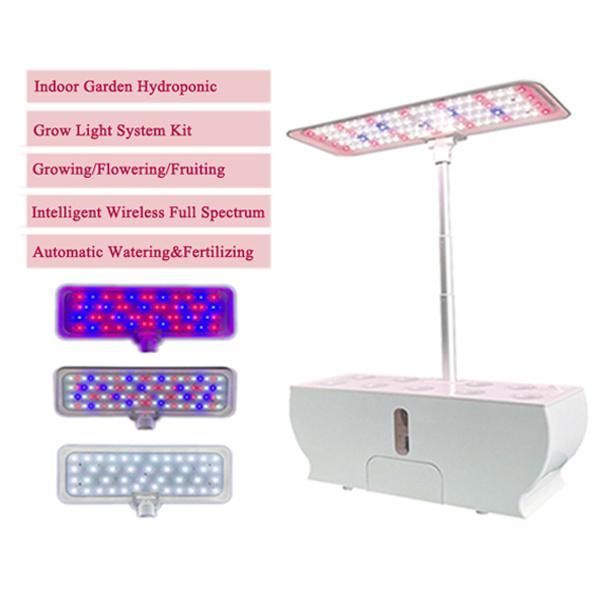 High Quality Smart Garden Premium Indoor Garden Remote Control 24W Full Spectrum IP65 Greenhouse Home Hydroponic System LED Grow Light