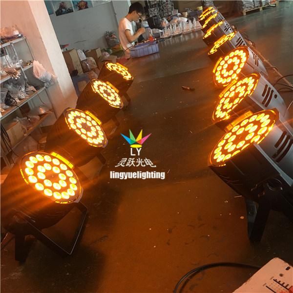 Factory Professional 24PCS Rgbwuv 6in1 LED PAR Can Stage Light