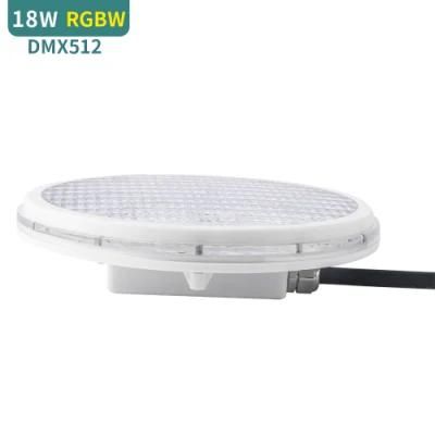 DC12V IP68 Structure Waterproof RGBW DMX512 Control PAR56 LED Swimming Pool Light