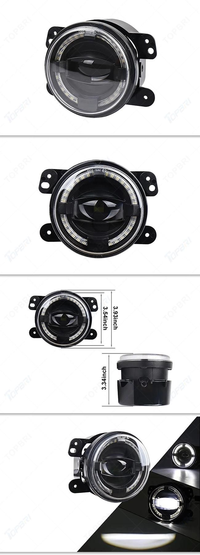 Waterproof Headlight LED Fog Auto Car Driving Work Lights for Motorcycle Offroad Jeep Wrangler Atvs