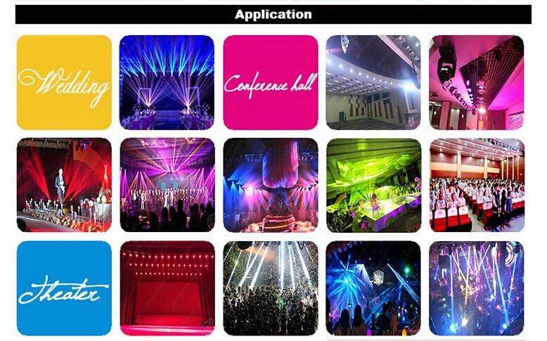 Wedding DJ LED Lights LED PAR Can 64 200W 6in1 COB LED PAR Light