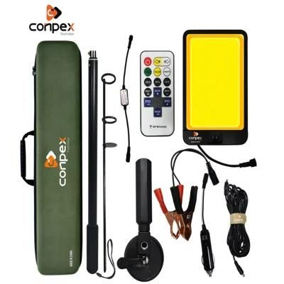 Conpex New Product Telescopic COB LED DC 12V Telescopic Rod Outdoor Camping Lights