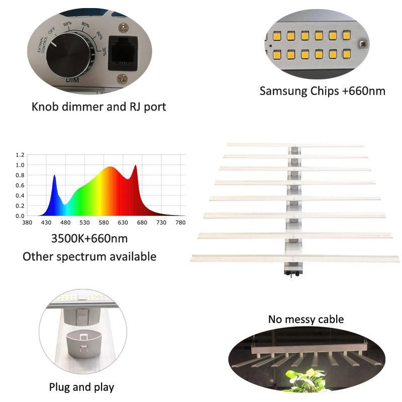Full Spectrum 480W LED Photon Board Grow Panel for Indoor Plants