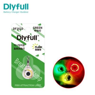 Dlyfull New Design Underwater LED Fisheye Df1610 Green Flash Lure Fish Light