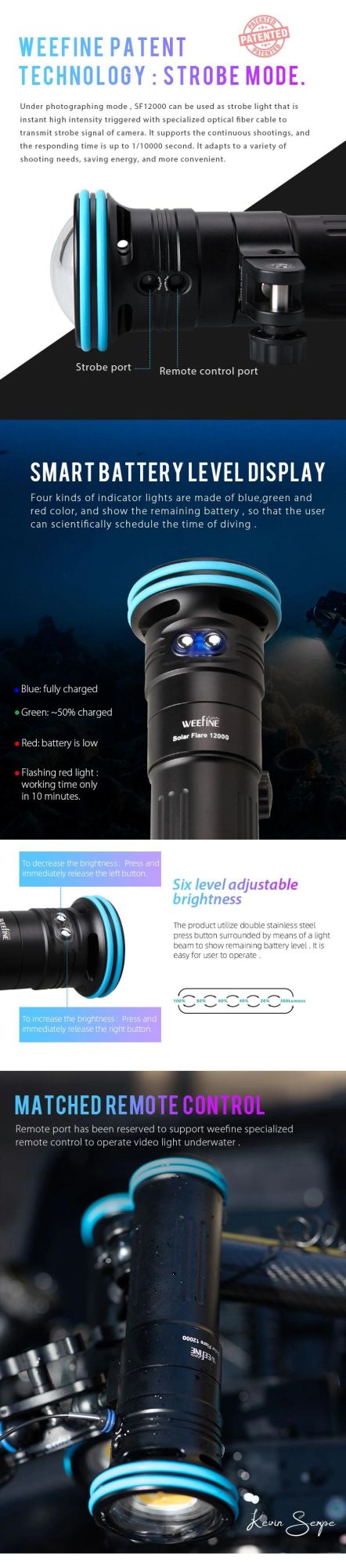 Diving Flashlight 12000lumens Underwater Flashlight 100m Scuba Dive Light Type-C Charging Underwater Video Light Outdoor Under Water Torch