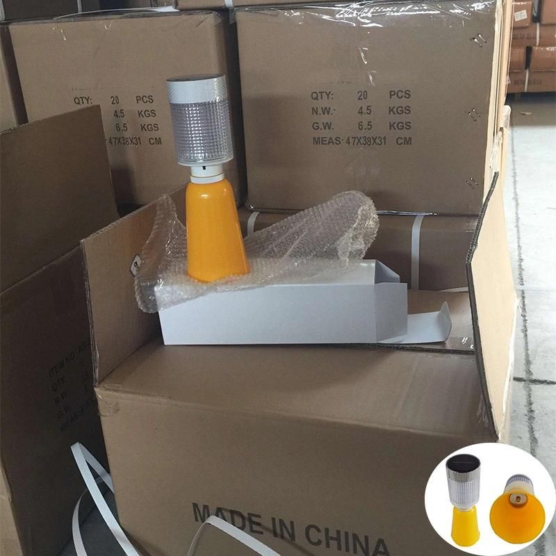 Solar Traffic Warning Blinker Cone Light