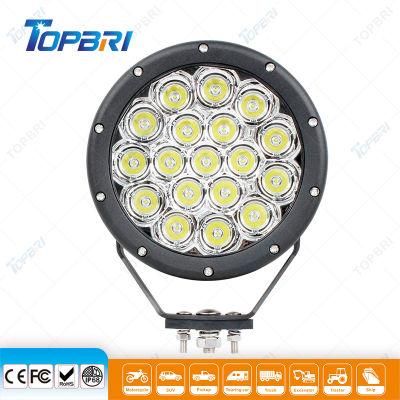 CREE LED Driving Lights Black 90W 7inch Auto Working Lamps